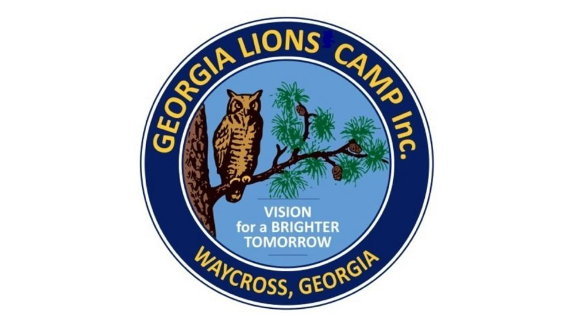 Logo for the Georgia Lions' Camp for the Blind