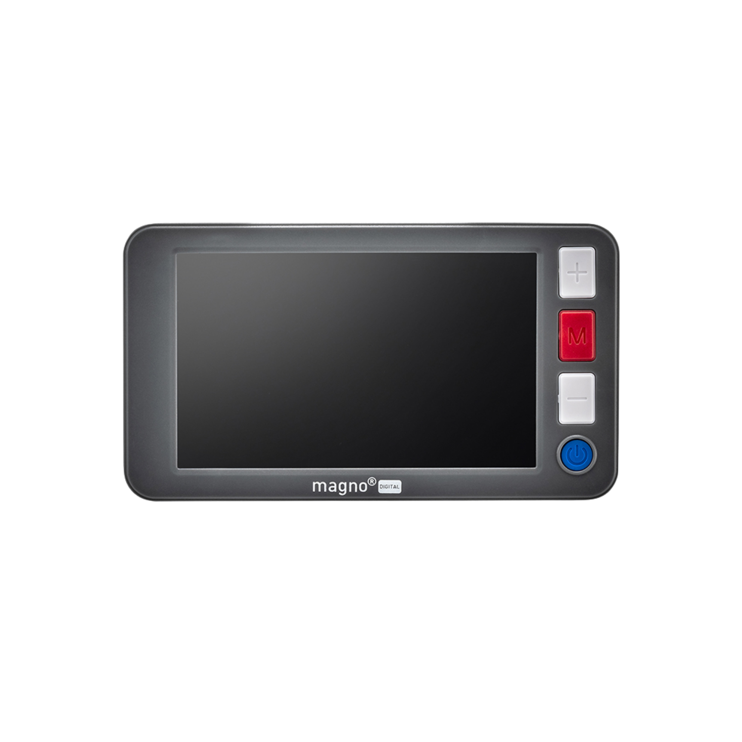 5 in video magnifier as seen from the front on white background.