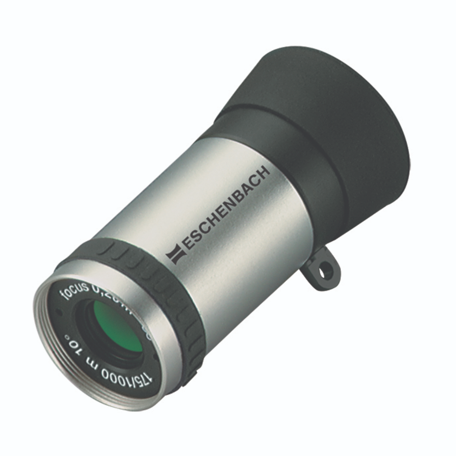Focusable Keplerian 4.2x10mm monocular telescope.