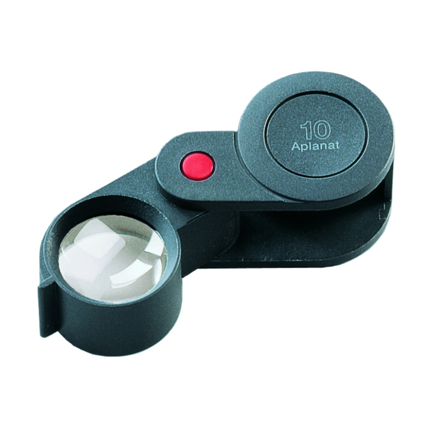 Folding 10x Aplanatic Pocket Magnifier.