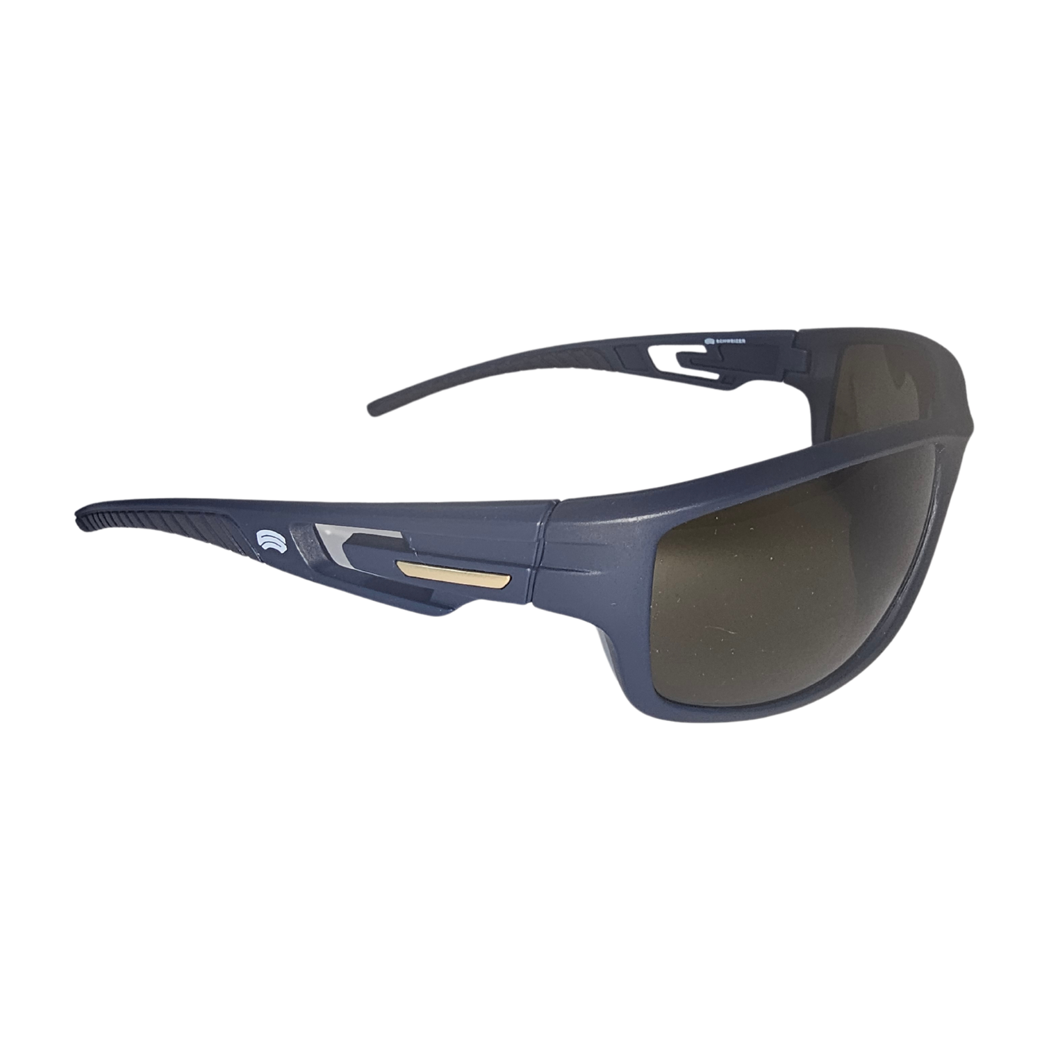 Left side of FS4 sport frames with Polarized dark brown lenses.