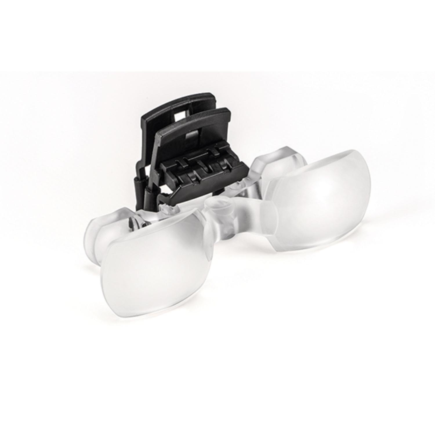 WITHit Hands-Free Collapsible Lighted Magnifier, 3.5 D, Black 2x Magnification