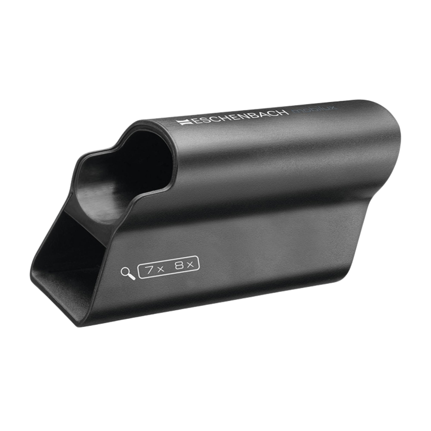 Mobase stand for the Mobilux Round 7x handheld magnifier.