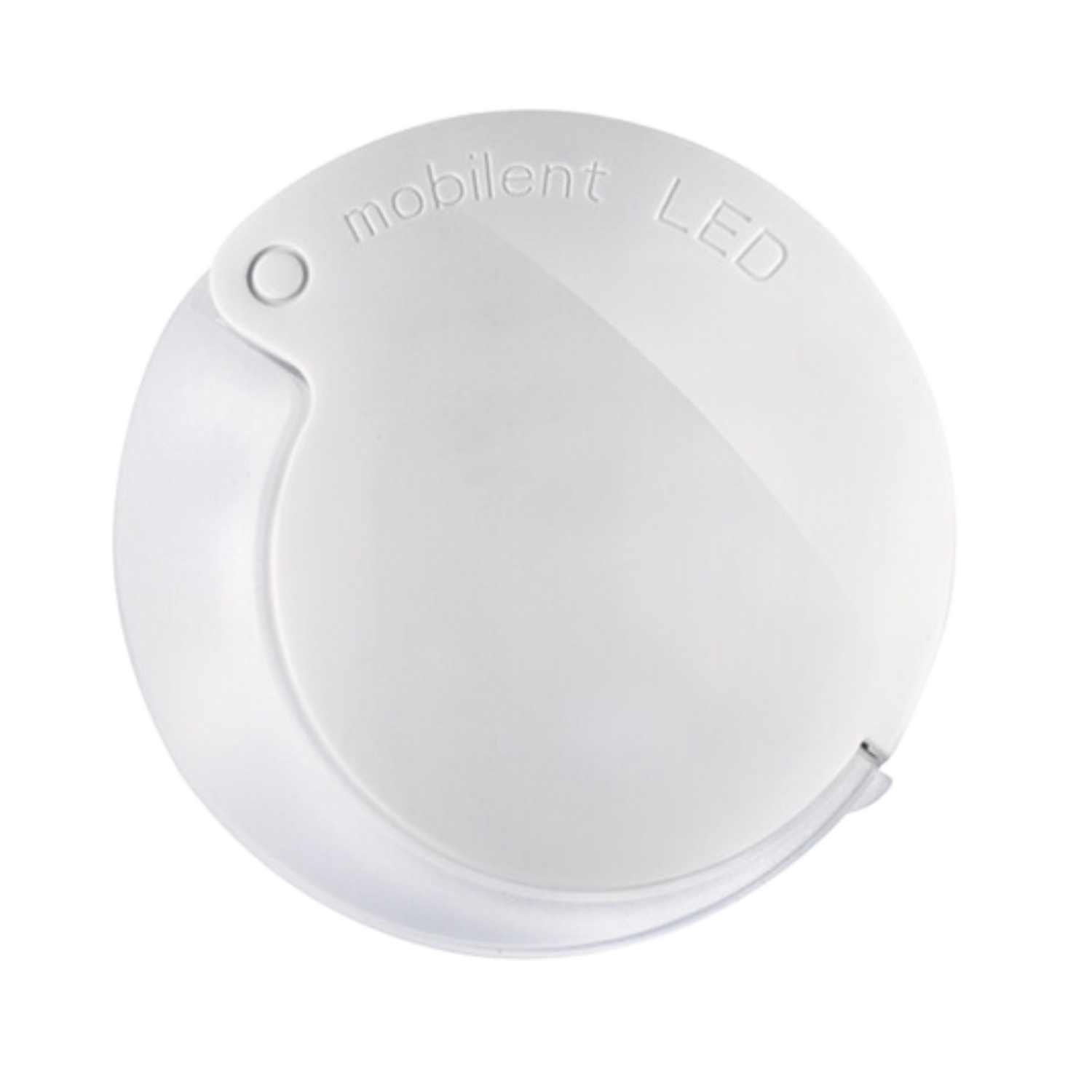 Mobilent LED folding pocket magnifier with white protective case from Eschenbach.