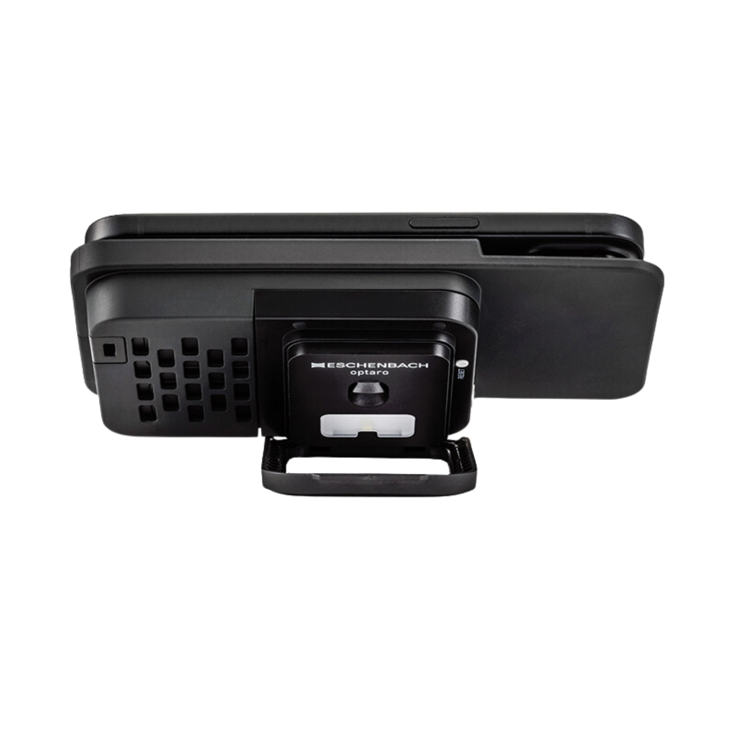 Optaro video magnifier adapter for iPhone from Eschenbach.