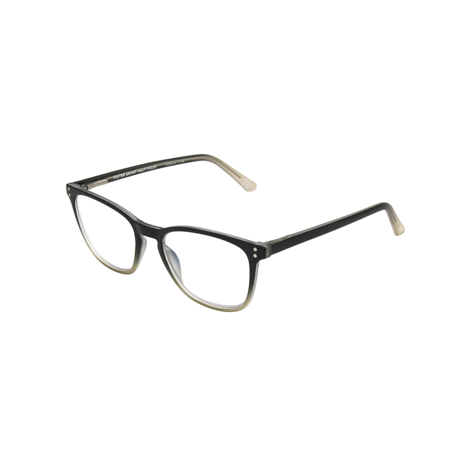 Camden black frame Milti-Focus reading glasses.