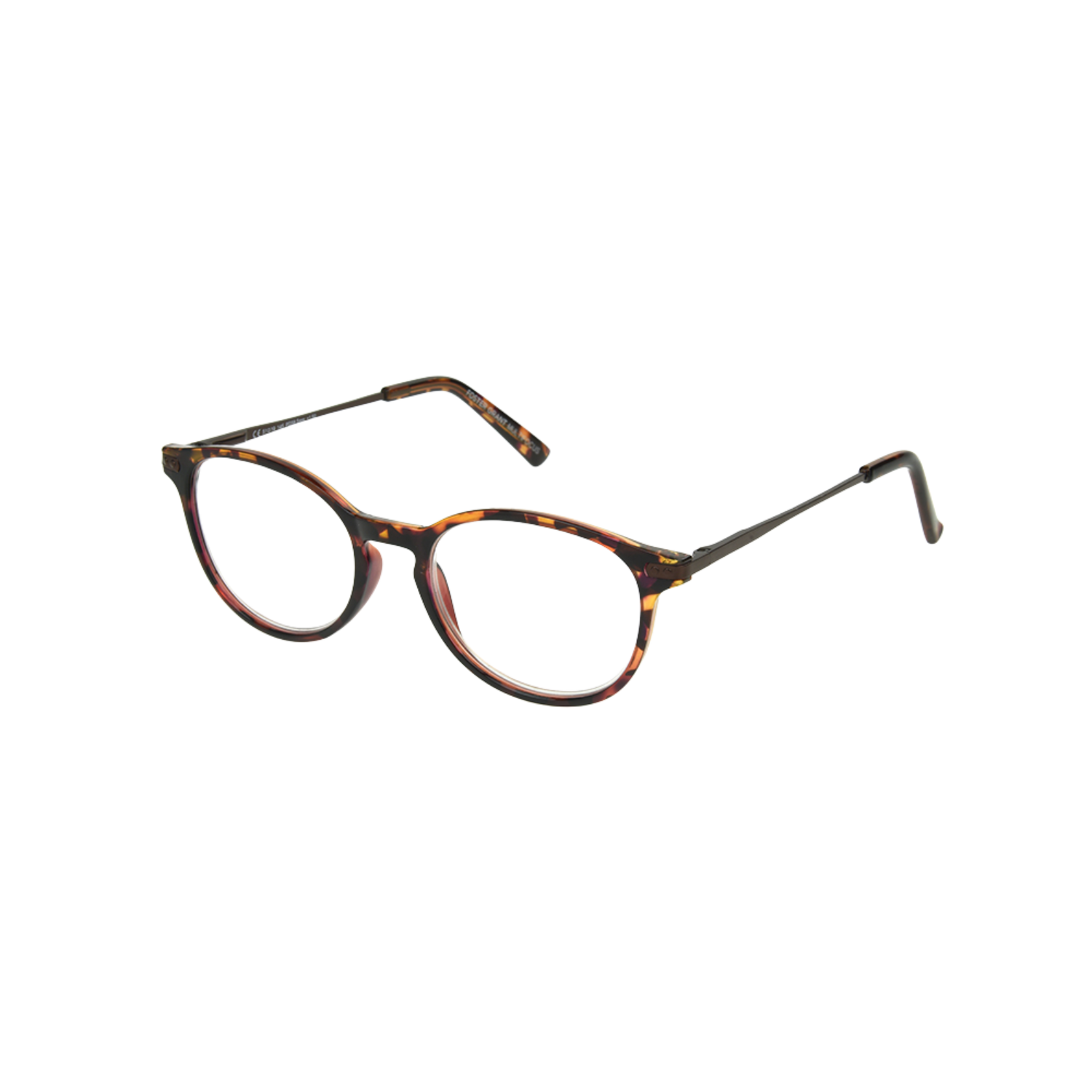 Multi Focus McKay Tortoise frame reading glasses.