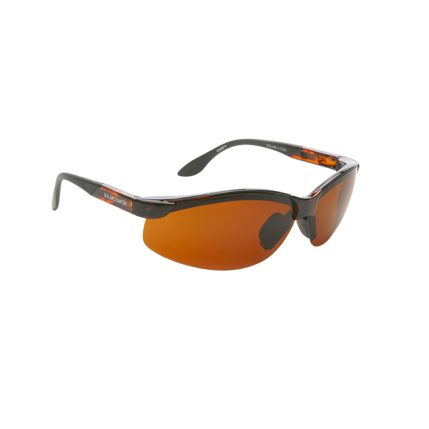 SolarComfort sunglasses with amber tint.