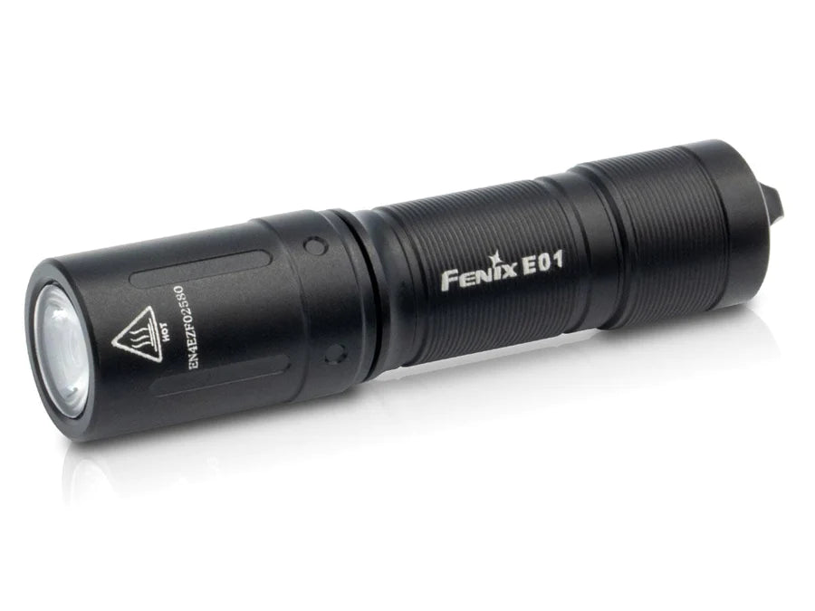 Fenix E01 V2.0 compact flashlight.