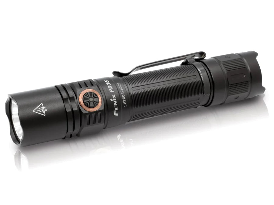 fenix black light tactical flashlight Fenix PD35 V3.0 Flashlight Black (1700 lumens)