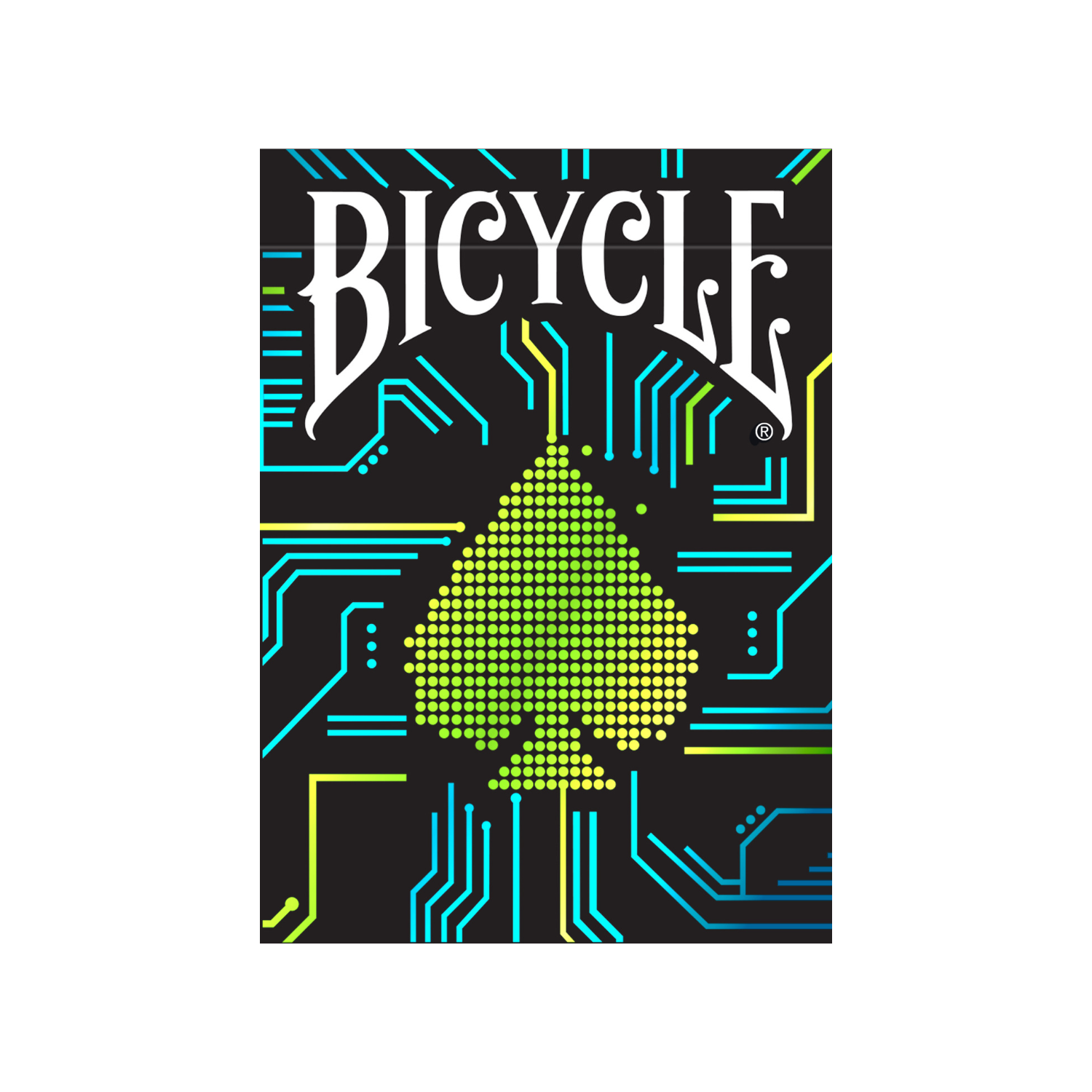 Pack of Bicycle Dark Mode high-contrast low-vision friendly playing cards
