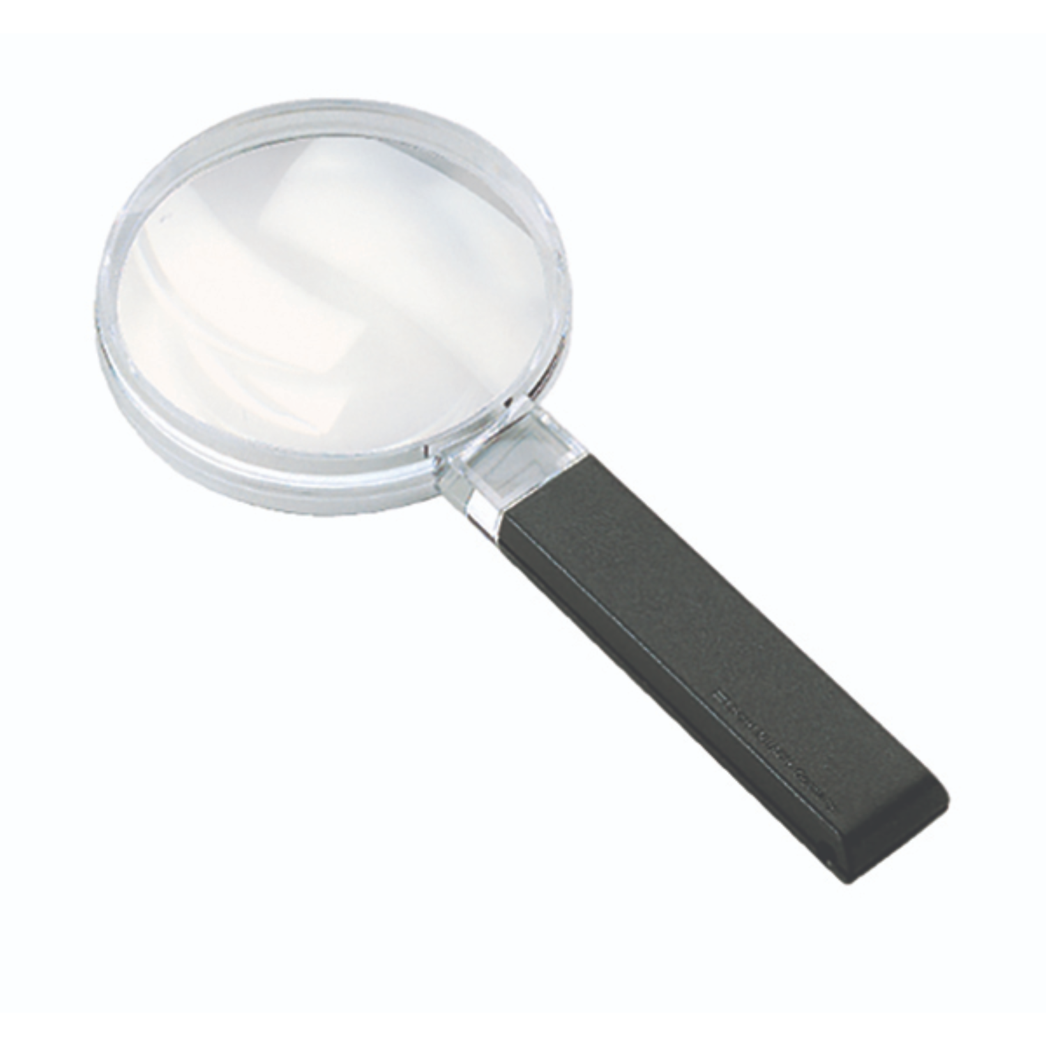 Large field round hand-held magnifier from Eschenbach.
