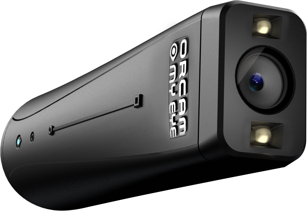 Left side of OrCam Myeye 2 Pro.