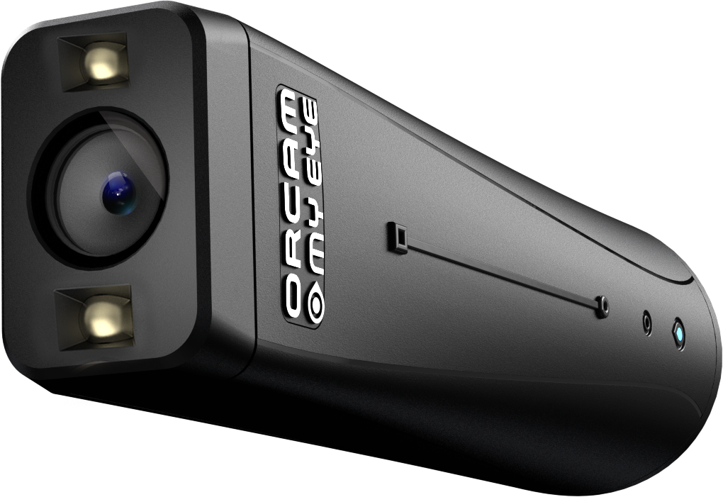 Right side of orcam myeye 2.0 pro at angle