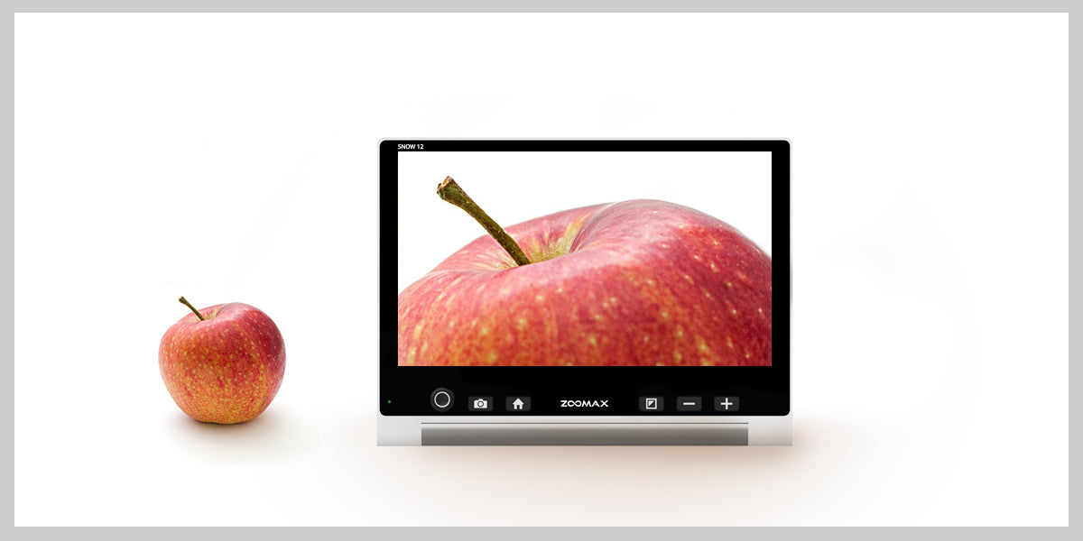 Image featuring picture quality of Zoomax USA Snow 12 Portable Desktop Video Magnifier CCTV