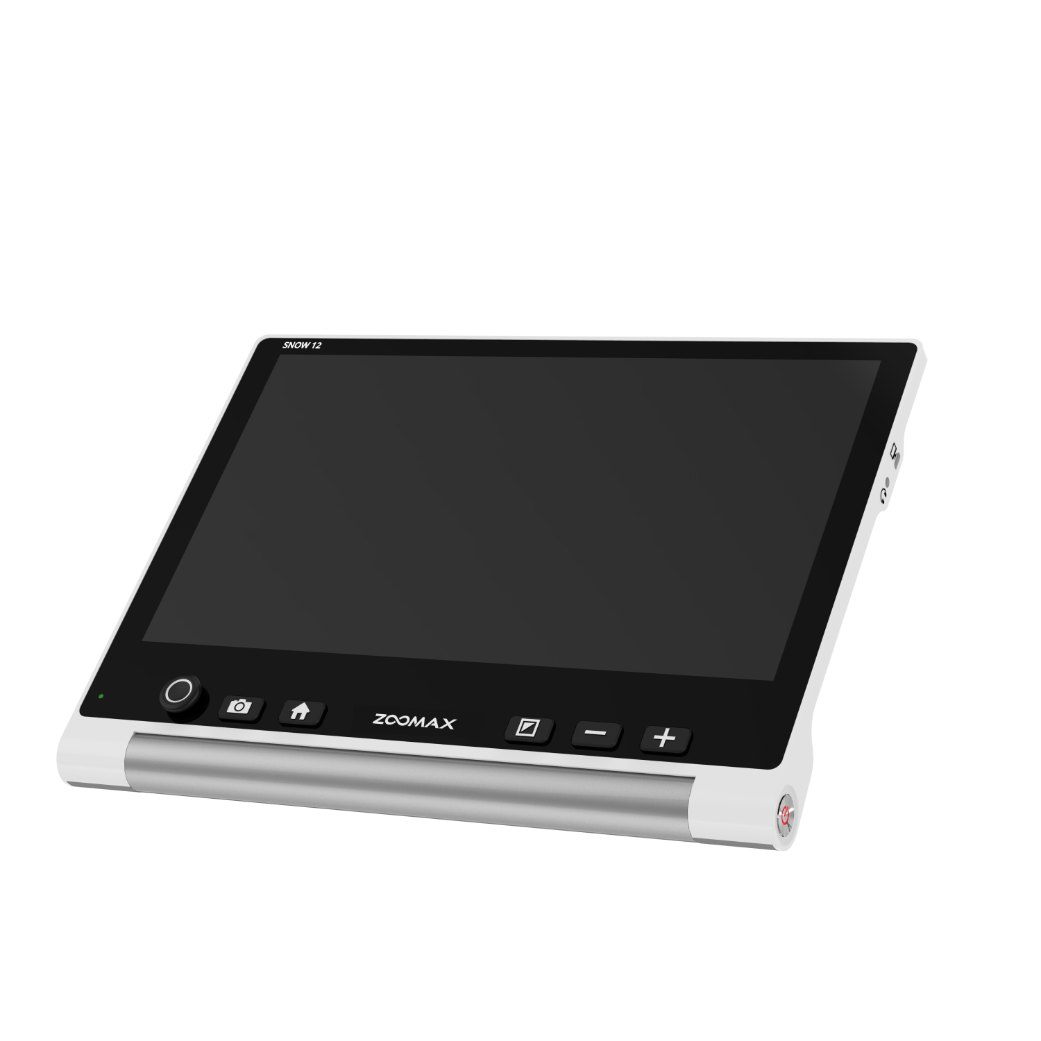 Side Angle of Snow 12 Portable Desktop Video Magnifier CCTV