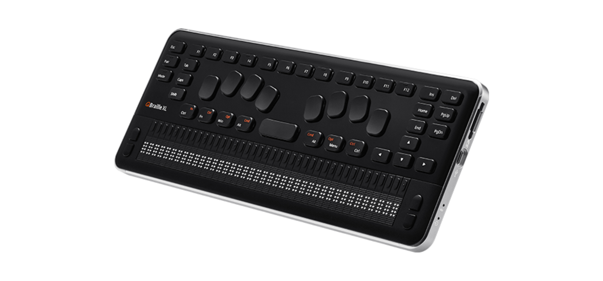 Image of the QBraille XL braille notetaker and display