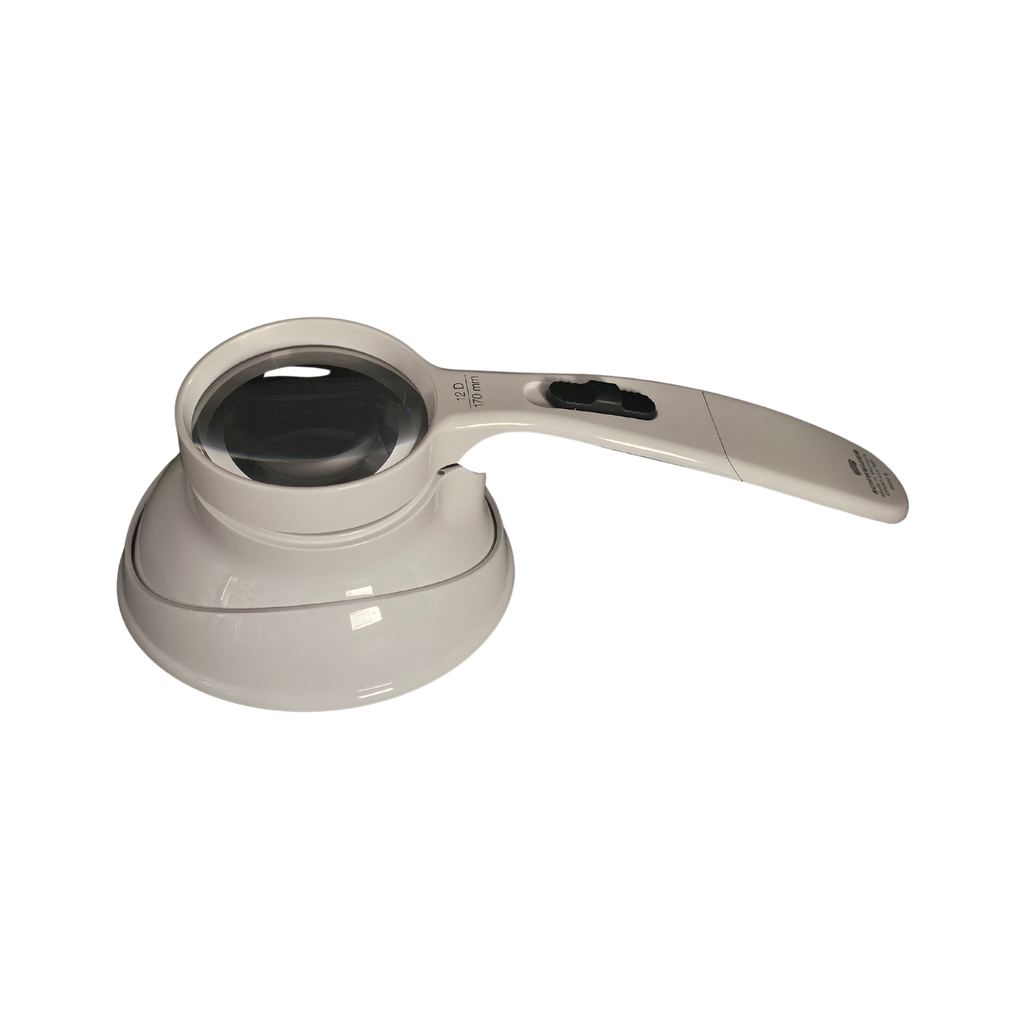 Mp Led Magnifier Schweizer ERGO-lux MP Lighted Magnifying Glass with Stand – 4x–7x
