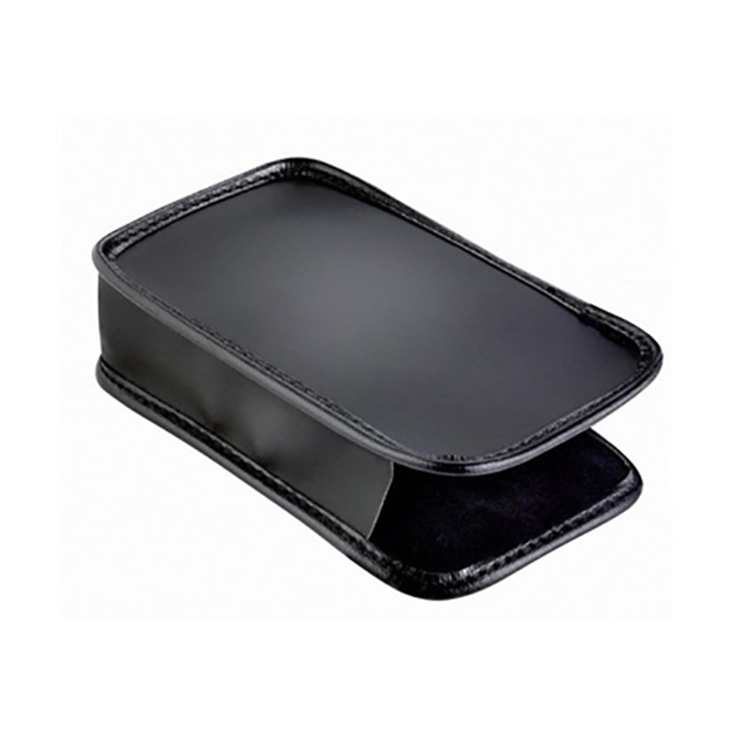 Image of the rectangular Protective Case for Aspheric II Hand-held Magnifiers from Eschenbach in charcoal gray.