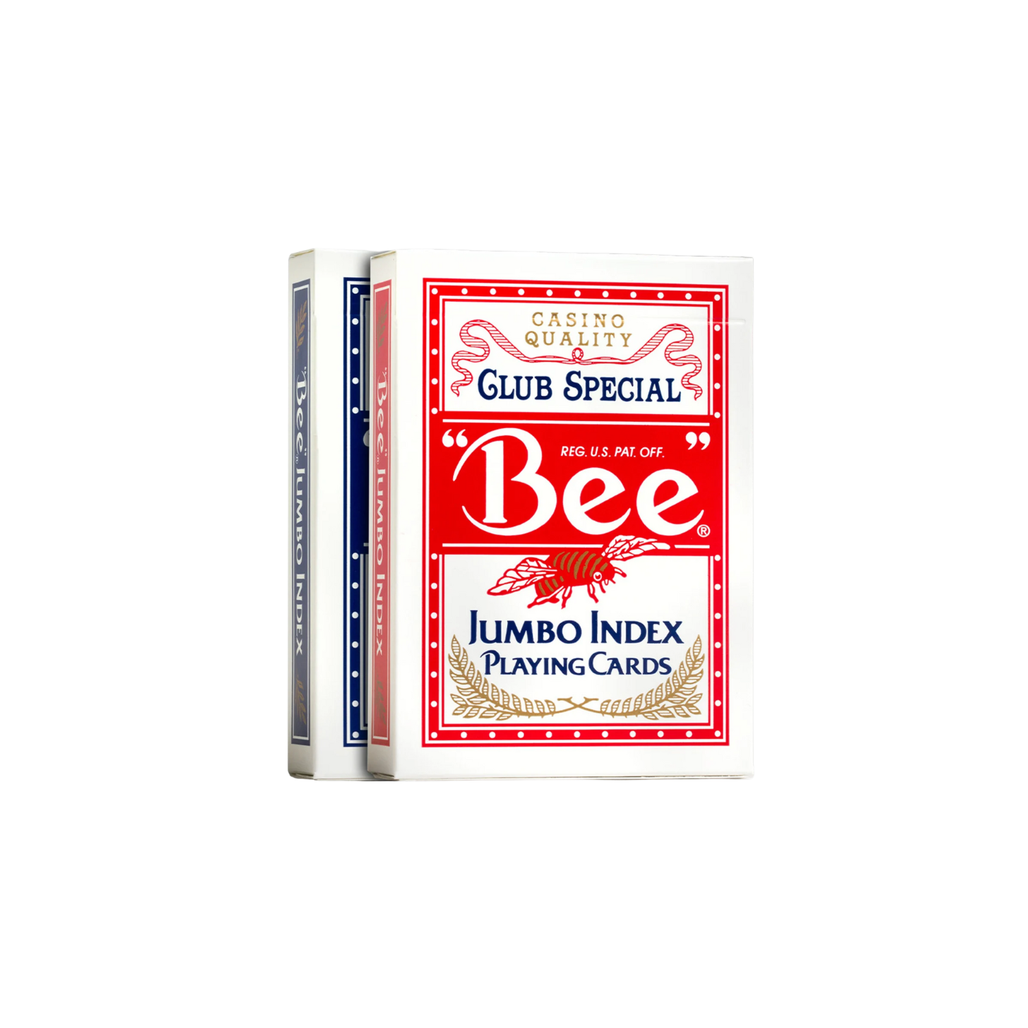 Front of Bee Jumbo poker cards.