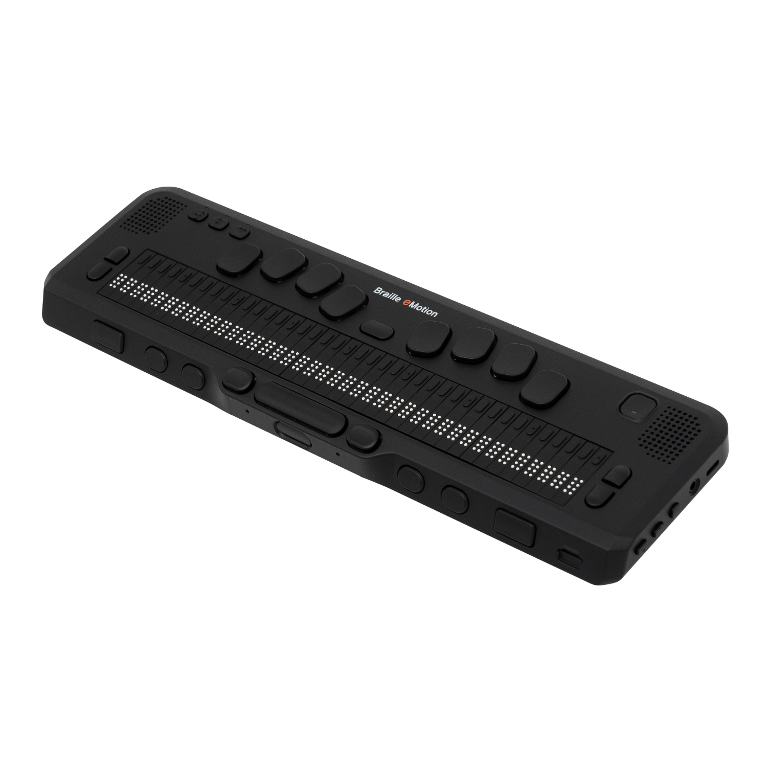 Image of the Braille eMotion 40 notetaker and braille display from HIMS.