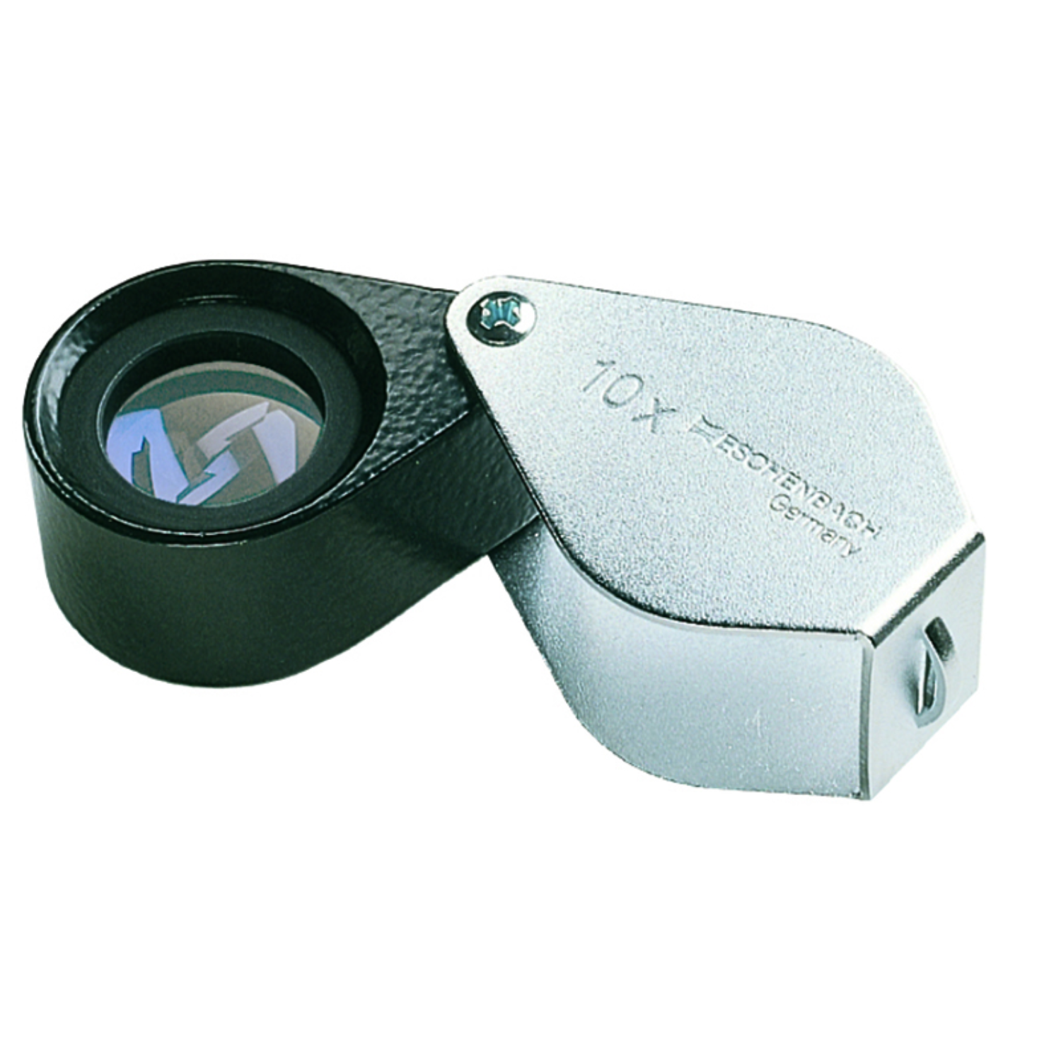 Image of the Eschenbach Folding Achromatic Pocket Magnifier available in 10x and 20x.