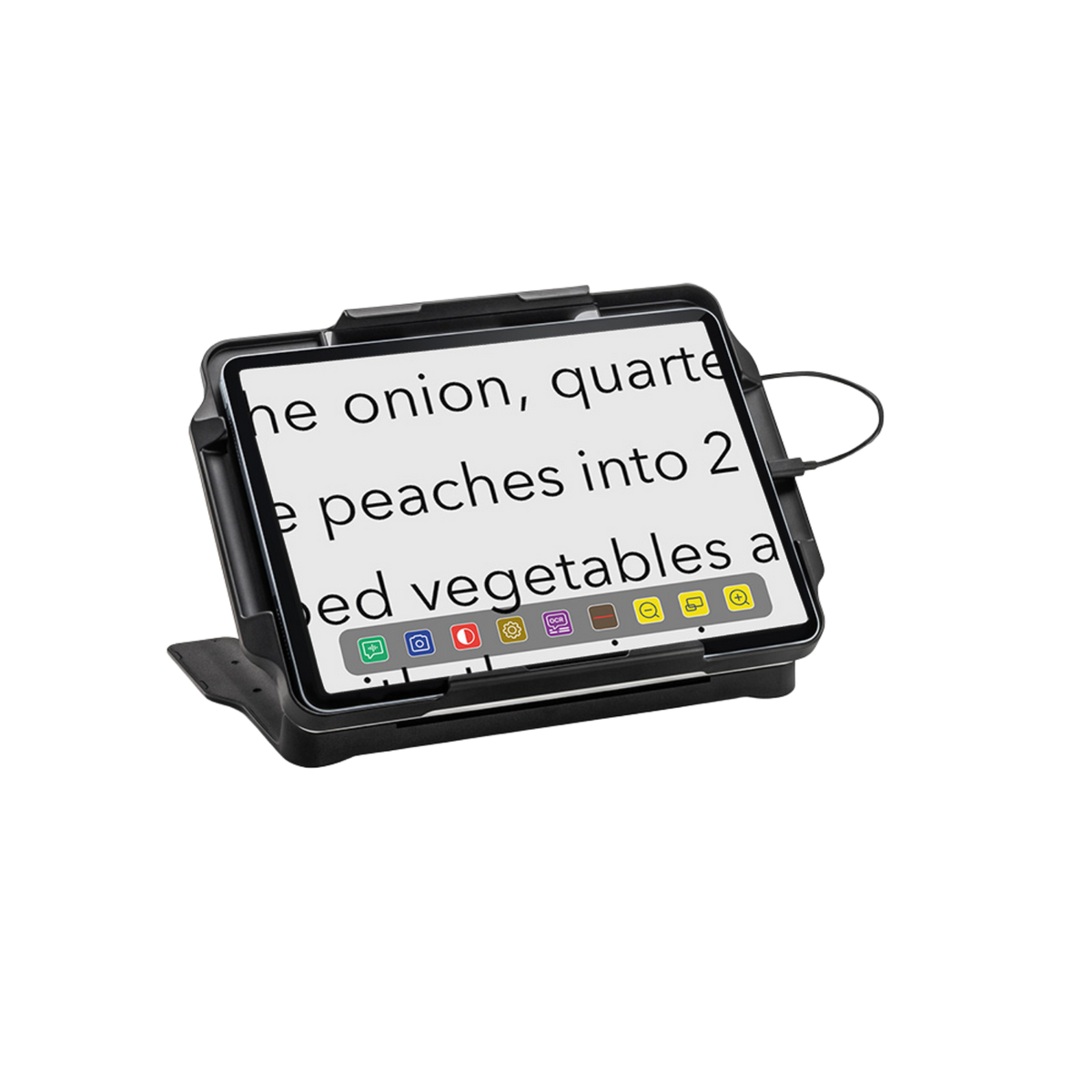 Optaro XL Video Magnifier for iPad with OCR & Stand Optaro XL Video Magnifier for iPad with OCR & Stand