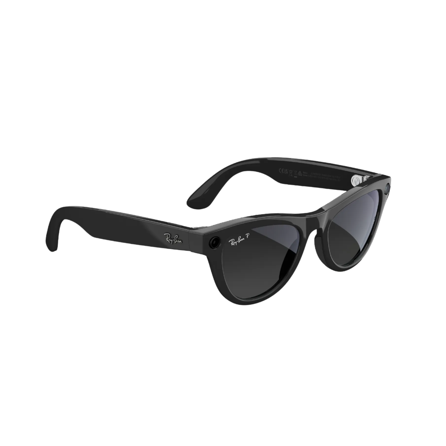 Ray-Ban Meta Skyler Gen 2 Smart Glasses Shiny Black -  Gradient Graphite Tint