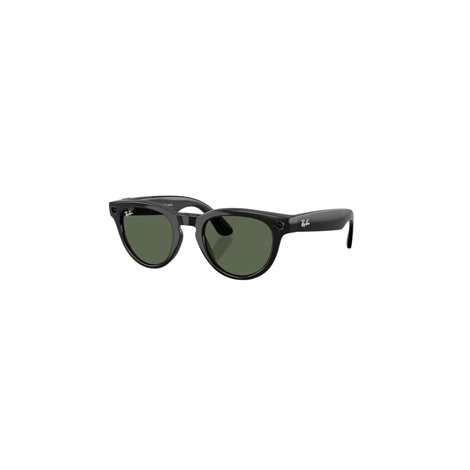 Black Headliner smart glasses with classic G15 green lenses.