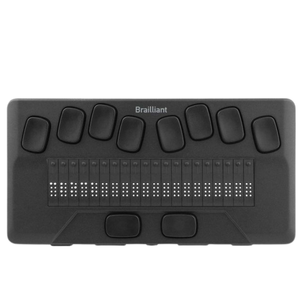 Portable Braille Computer HumanWare Brailliant BI 20x Refreshable Braille Display
