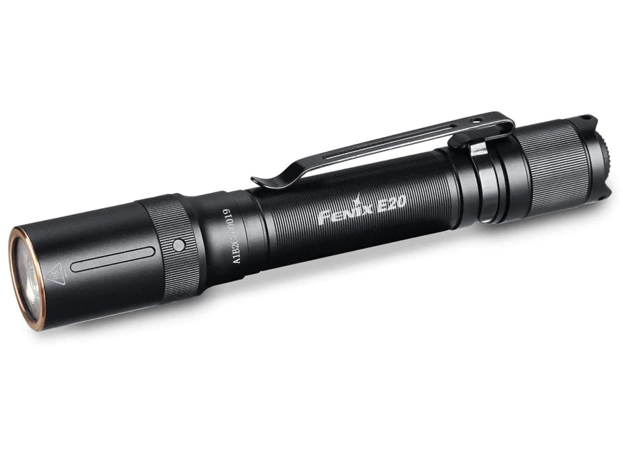 Image of the Fenix E20 V2.0 AA Flashlight.