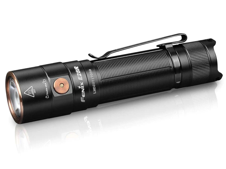 Image of the Fenix E28R Rechargeable Flashlight.