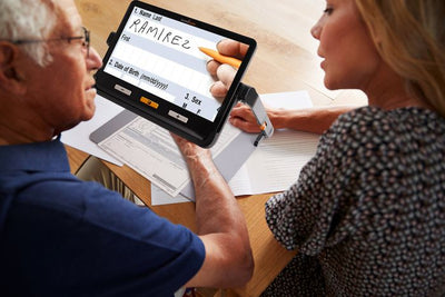 HumanWare Explorē 12 Portable Video Magnifier – 12 Inch HD