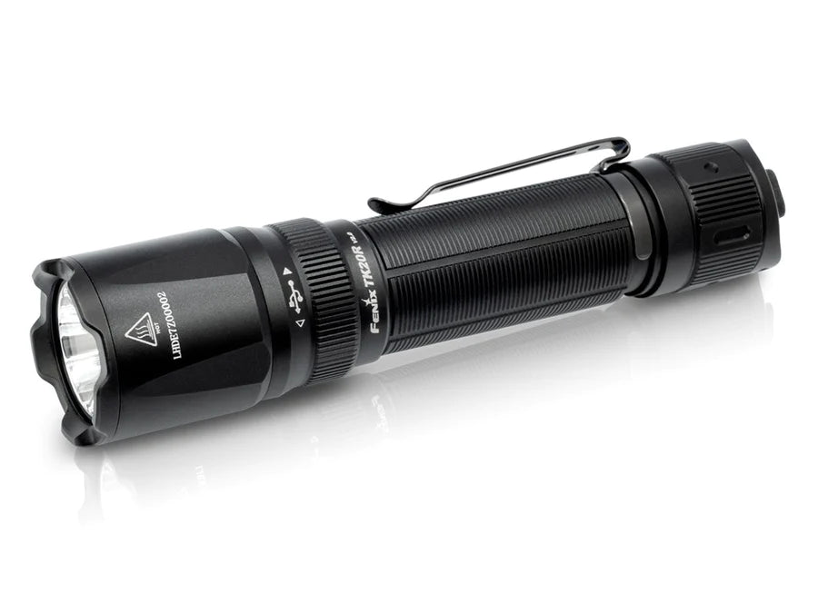 Image of the Fenix TK20R V2.0 Rechargeable Tac Flashlight.