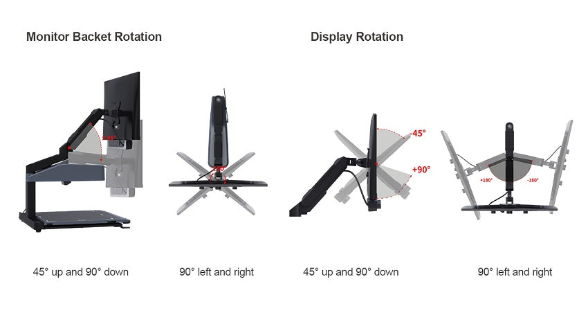 Image of configurations of Luna HD 24 Pro Desktop Video Magnifier CCTV