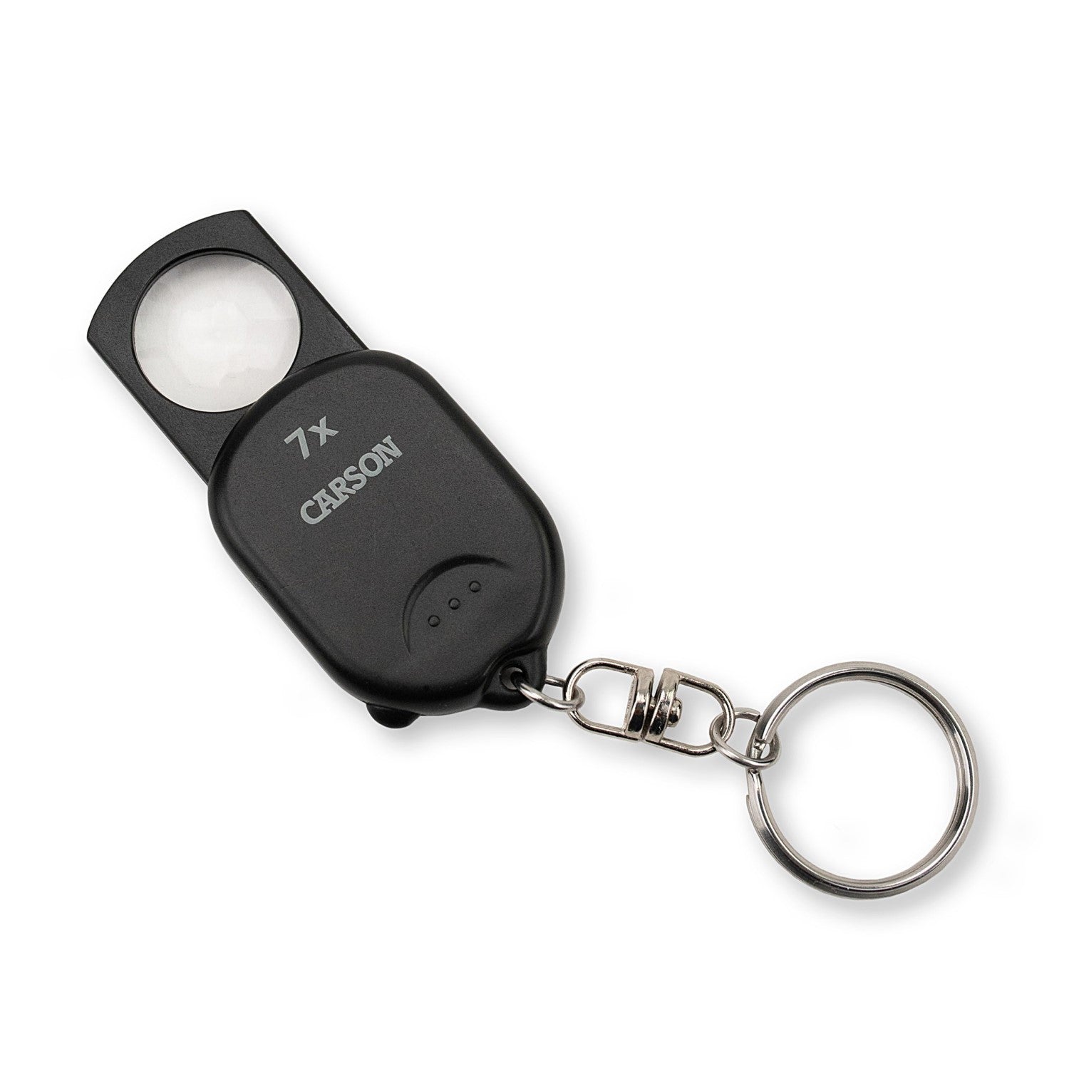 Image of the keychain when using the pop-up magnifier.